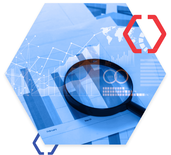 economic data image with EDI brackets